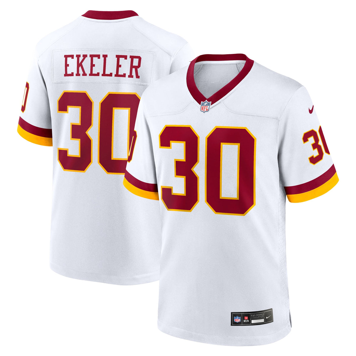 Men's Washington Commanders Austin Ekeler Nike Burgundy Game Player Jersey