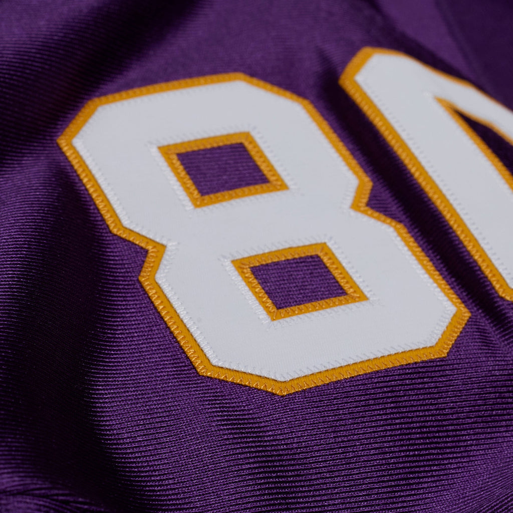 Men's Minnesota Vikings Cris Carter Mitchell & Ness Purple 2001 Authentic Throwback Jersey