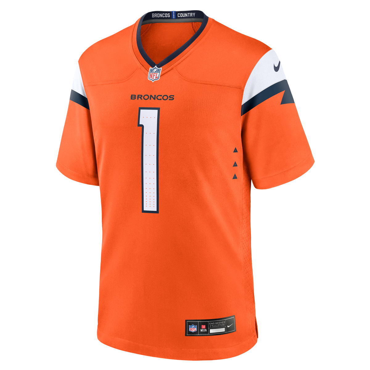 Men's Denver Broncos Evan Engram Nike  Orange Team Game Jersey