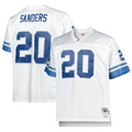 Men's Detroit Lions Barry Sanders Mitchell & Ness White Big & Tall 1996 Retired Player Replica Jersey