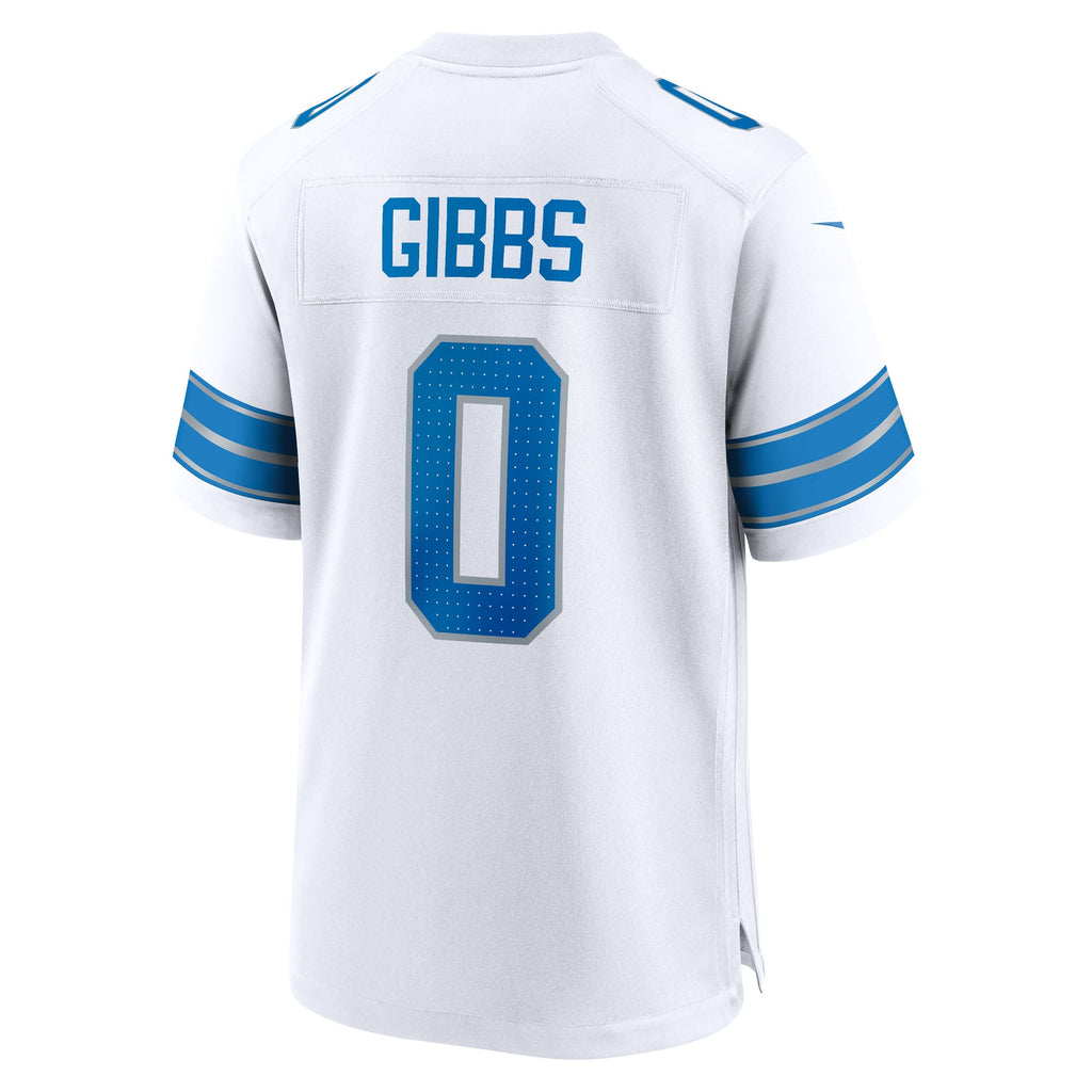 Men's Detroit Lions Jahmyr Gibbs Nike Black 2nd Alternate Game Player Jersey