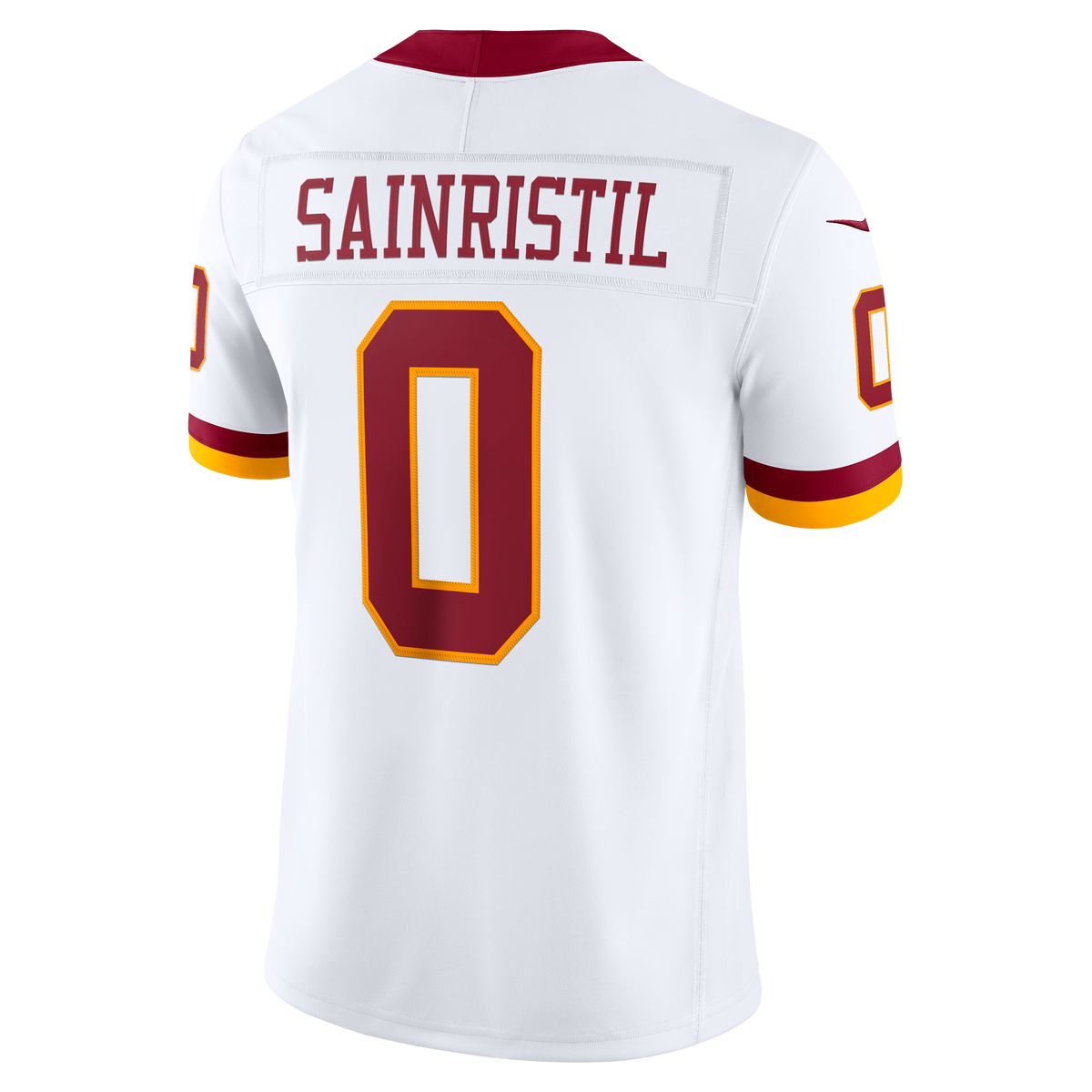 Men's Washington Commanders Mike Sainristil Nike Burgundy Team Vapor F.U.S.E. Stitched Limited Jersey