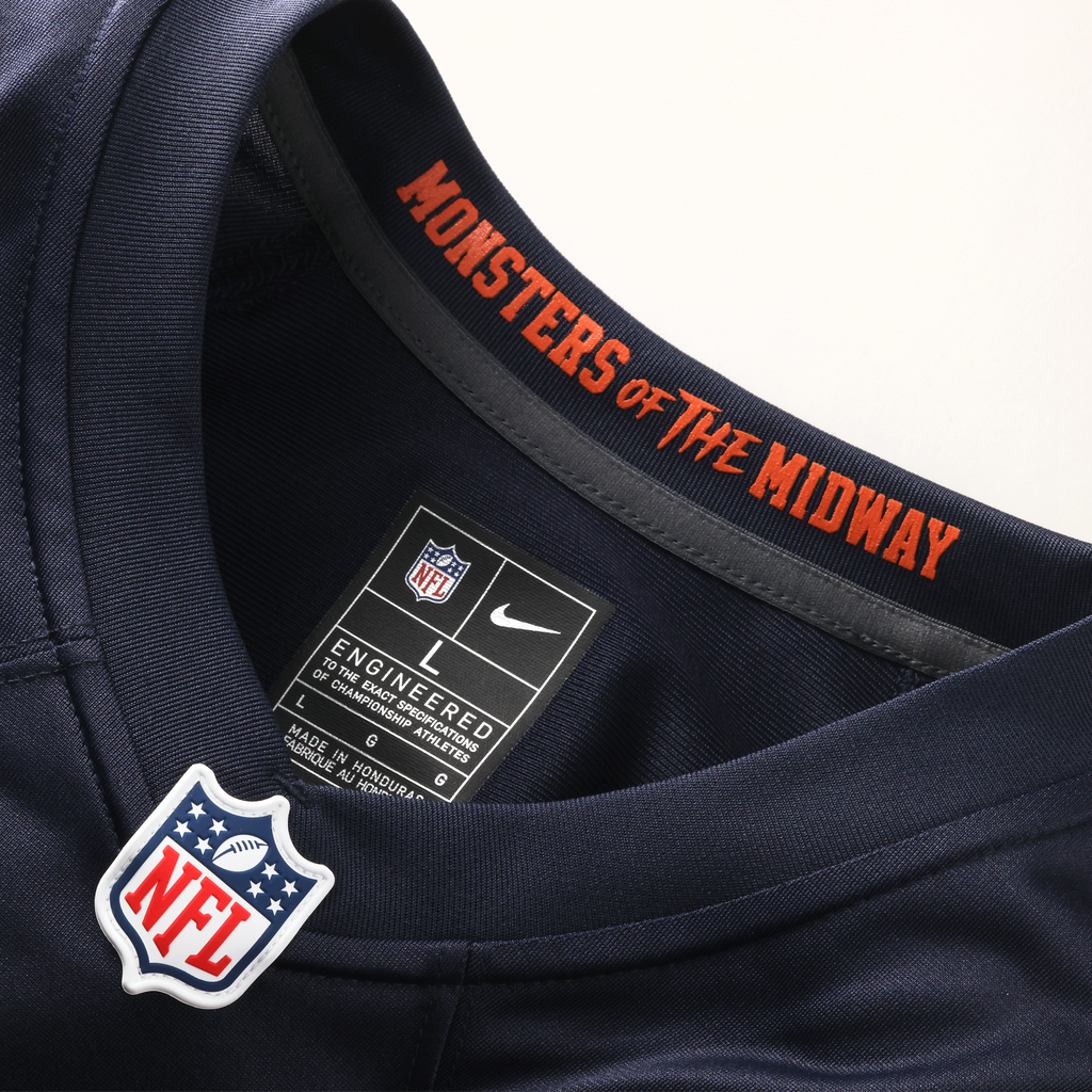 Men's Chicago Bears Brian Urlacher Nike Navy 2026 Rivalries Collection Game Jersey