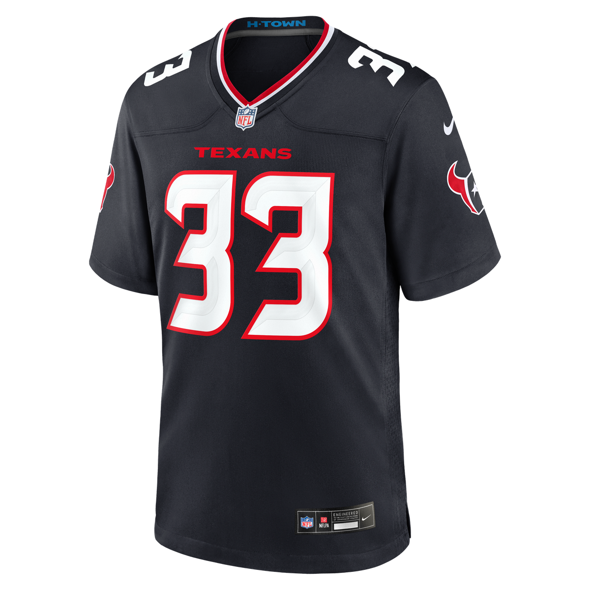 Men's Houston Texans Dare Ogunbowale Nike  Navy Team Game Jersey