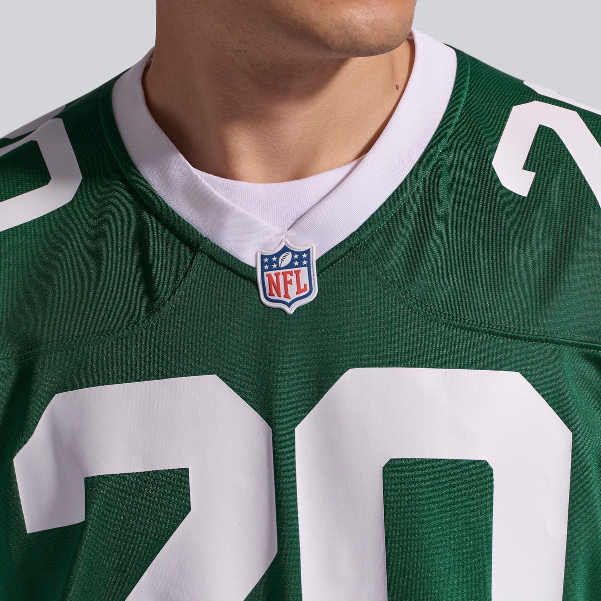Men's New York Jets Breece Hall Nike Legacy Green Game Jersey