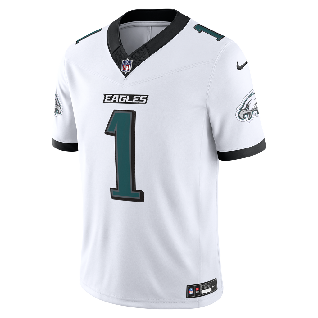 Men's Philadelphia Eagles Jalen Hurts Nike Kelly Green Alternate Vapor F.U.S.E. Stitched Limited Jersey