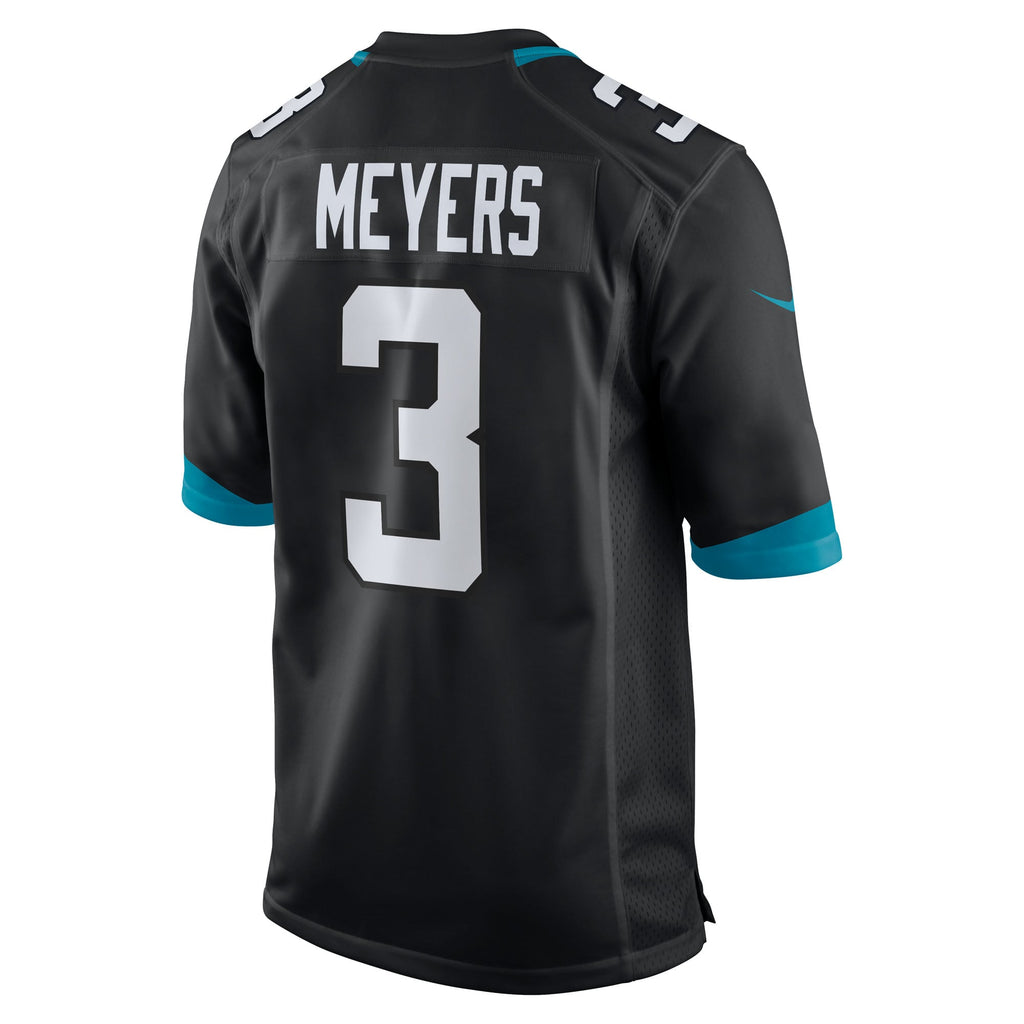 Men's Jacksonville Jaguars Jakobi Meyers Nike  Black Alternate  Game Jersey