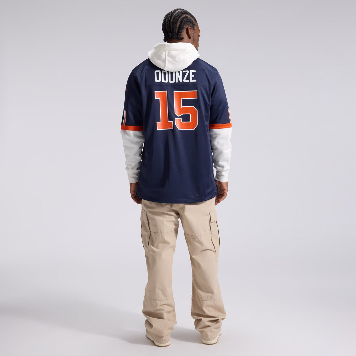 Men's Chicago Bears Rome Odunze Nike Navy 2026 Rivalries Collection Game Jersey