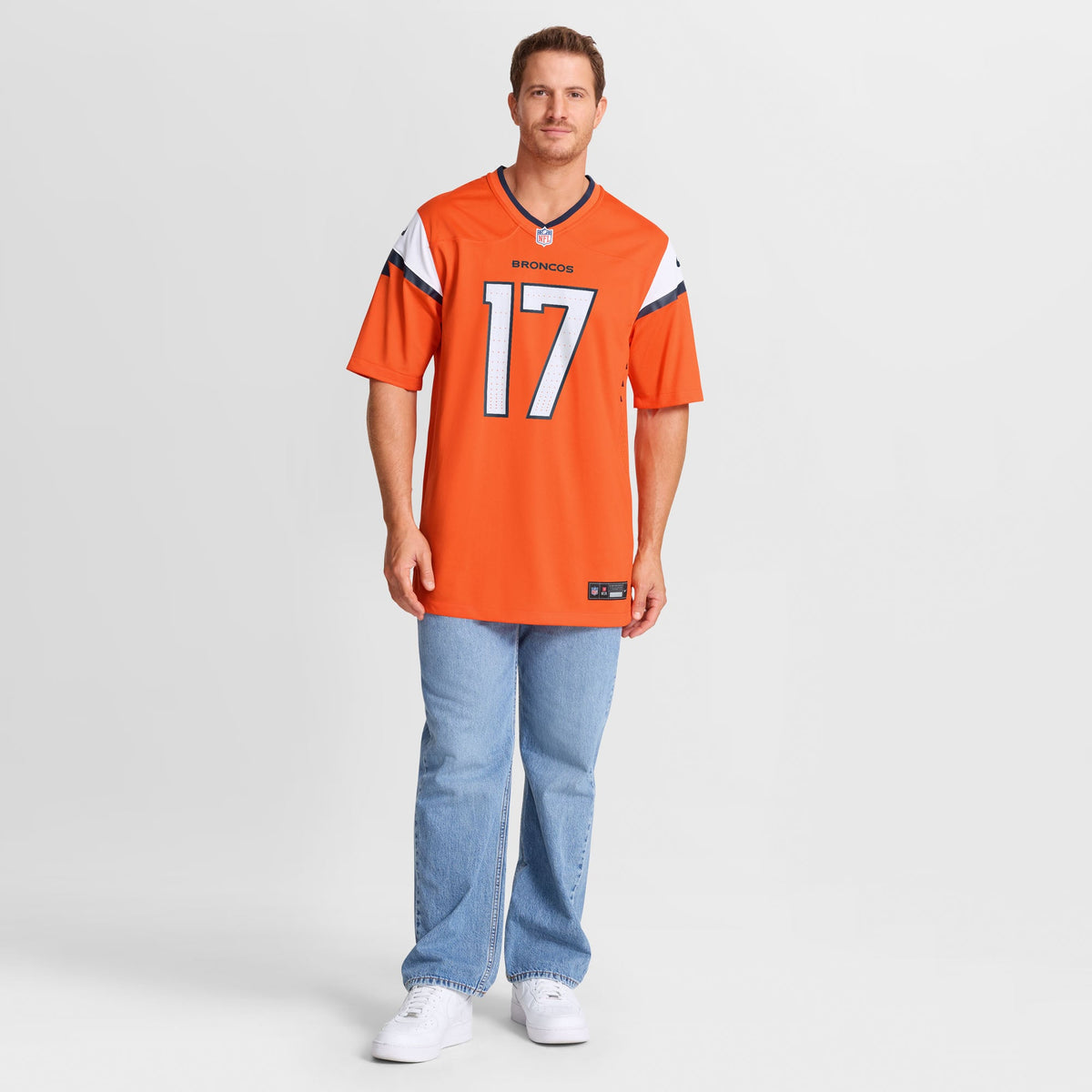 Men's Denver Broncos Lil'Jordan Humphrey Nike  Orange Team Game Jersey