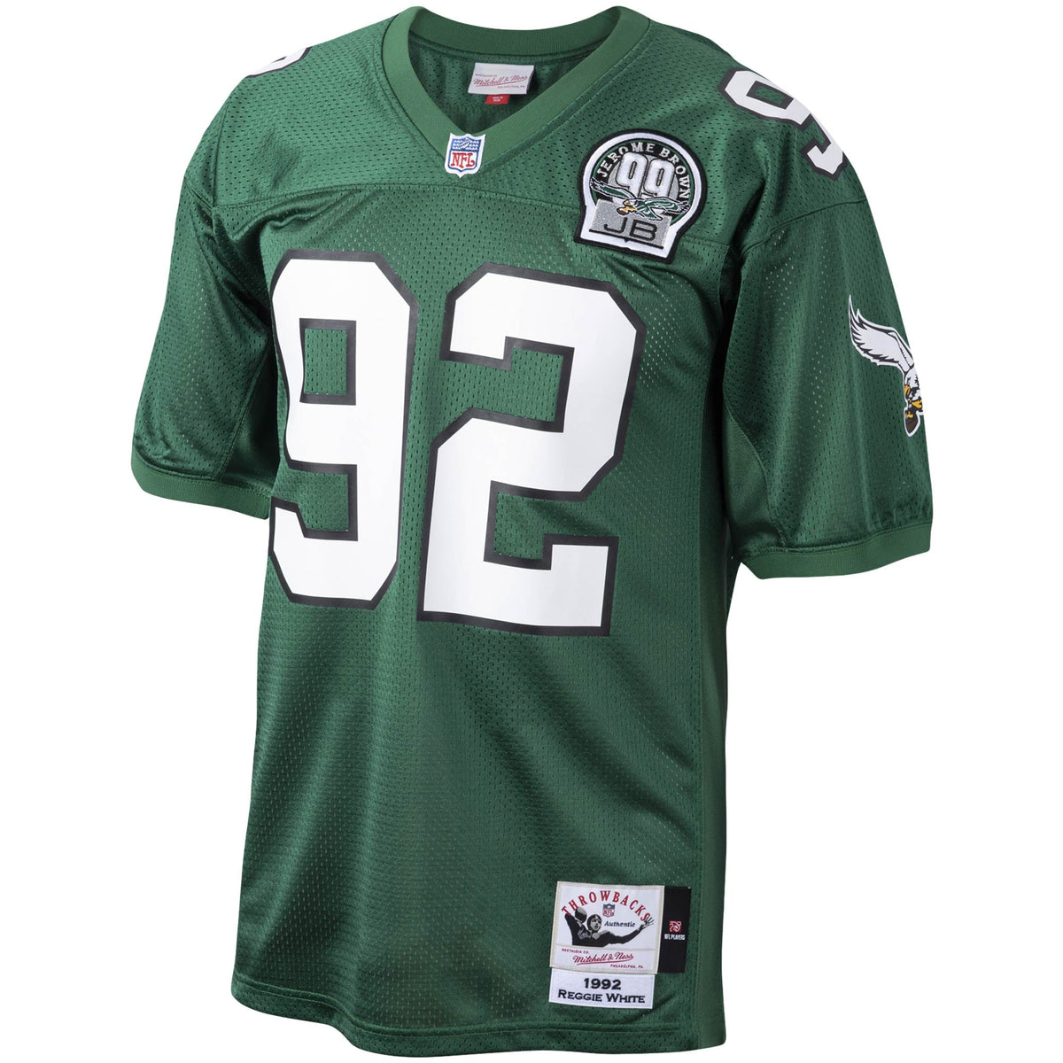 Men's Philadelphia Eagles Reggie White Mitchell & Ness Green Authentic Throwback Retired Player Jersey