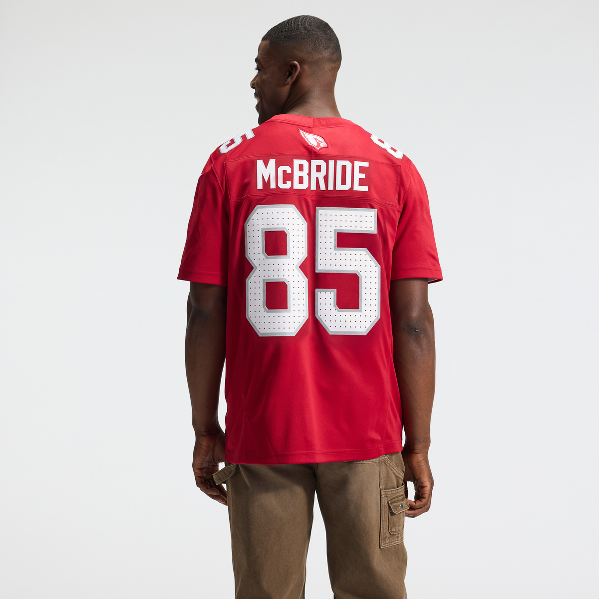 Men's Arizona Cardinals Trey McBride Nike Black Alternate Vapor F.U.S.E. Stitched Limited Jersey