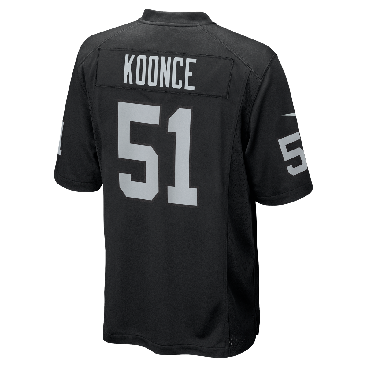 Men's Las Vegas Raiders Malcolm Koonce Nike Black Game Jersey