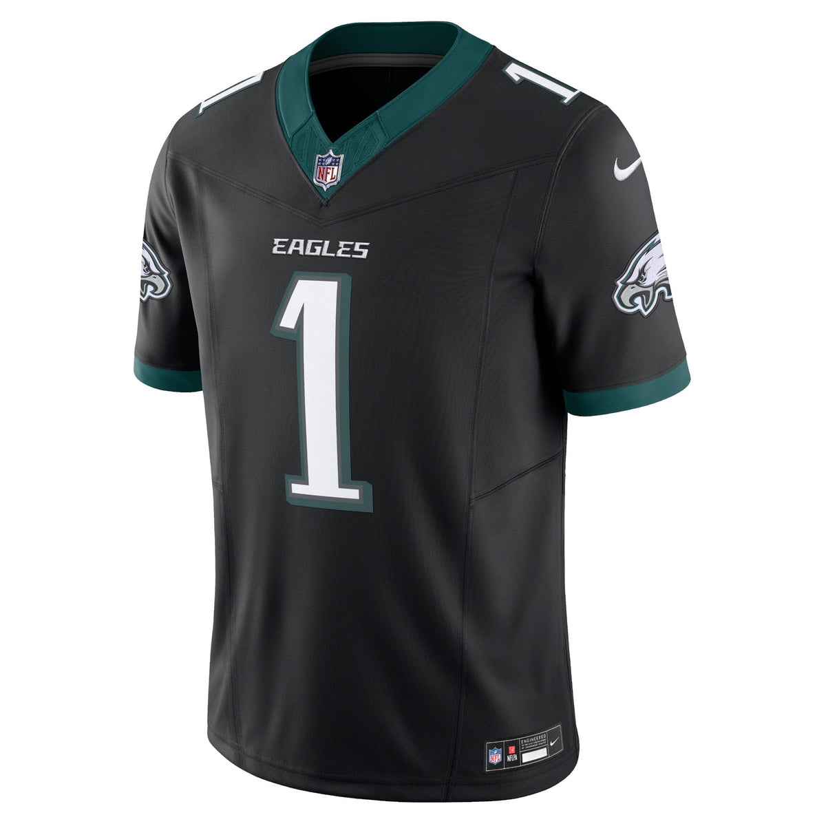 Men's Philadelphia Eagles Jalen Hurts Nike Black Alternate Vapor F.U.S.E. Limited Jersey