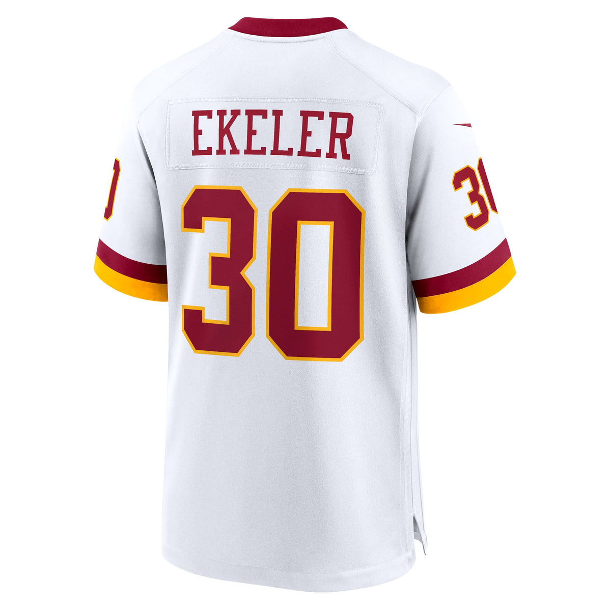 Men's Washington Commanders Austin Ekeler Nike White Game Super Bowl Era Jersey