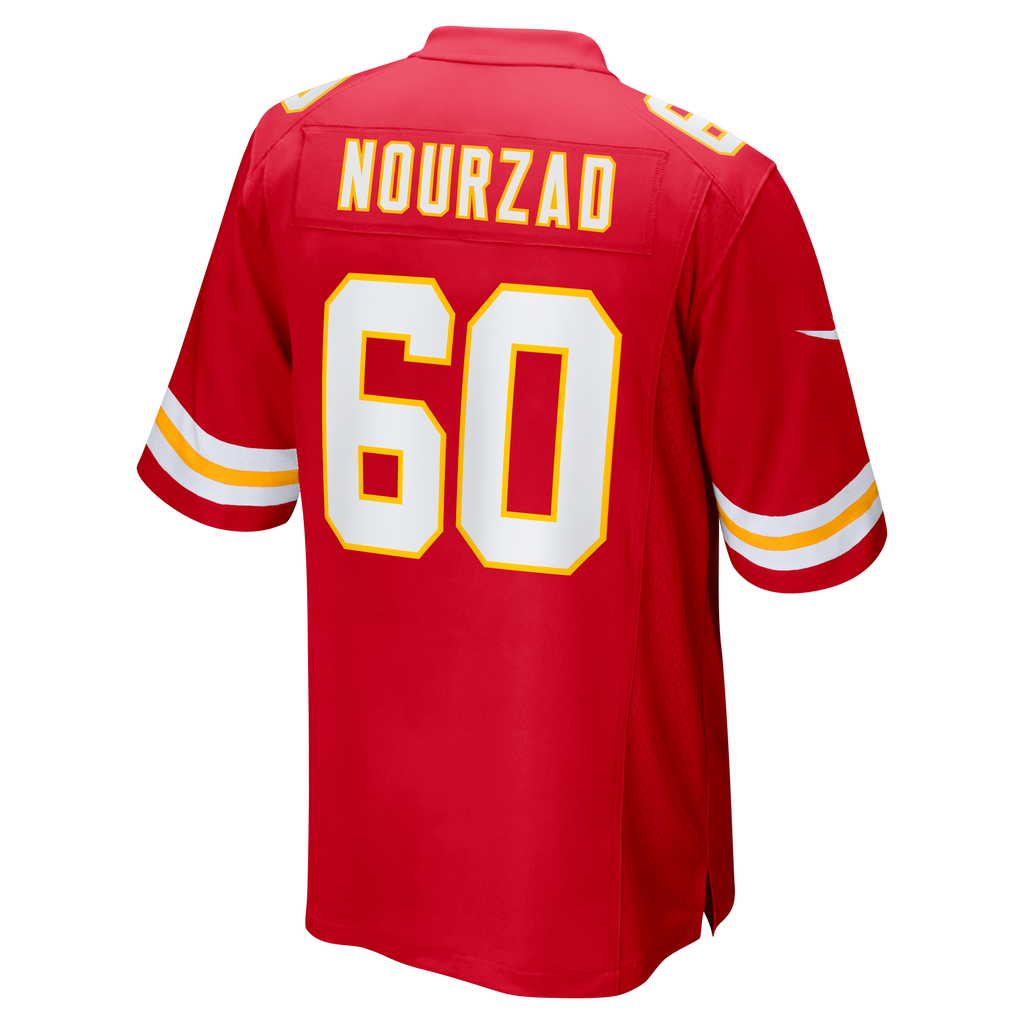 Men's Kansas City Chiefs Hunter Nourzad Nike  Red  Game Jersey