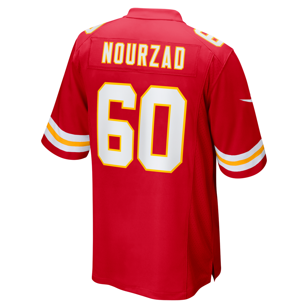 Men's Kansas City Chiefs Hunter Nourzad Nike  Red  Game Jersey