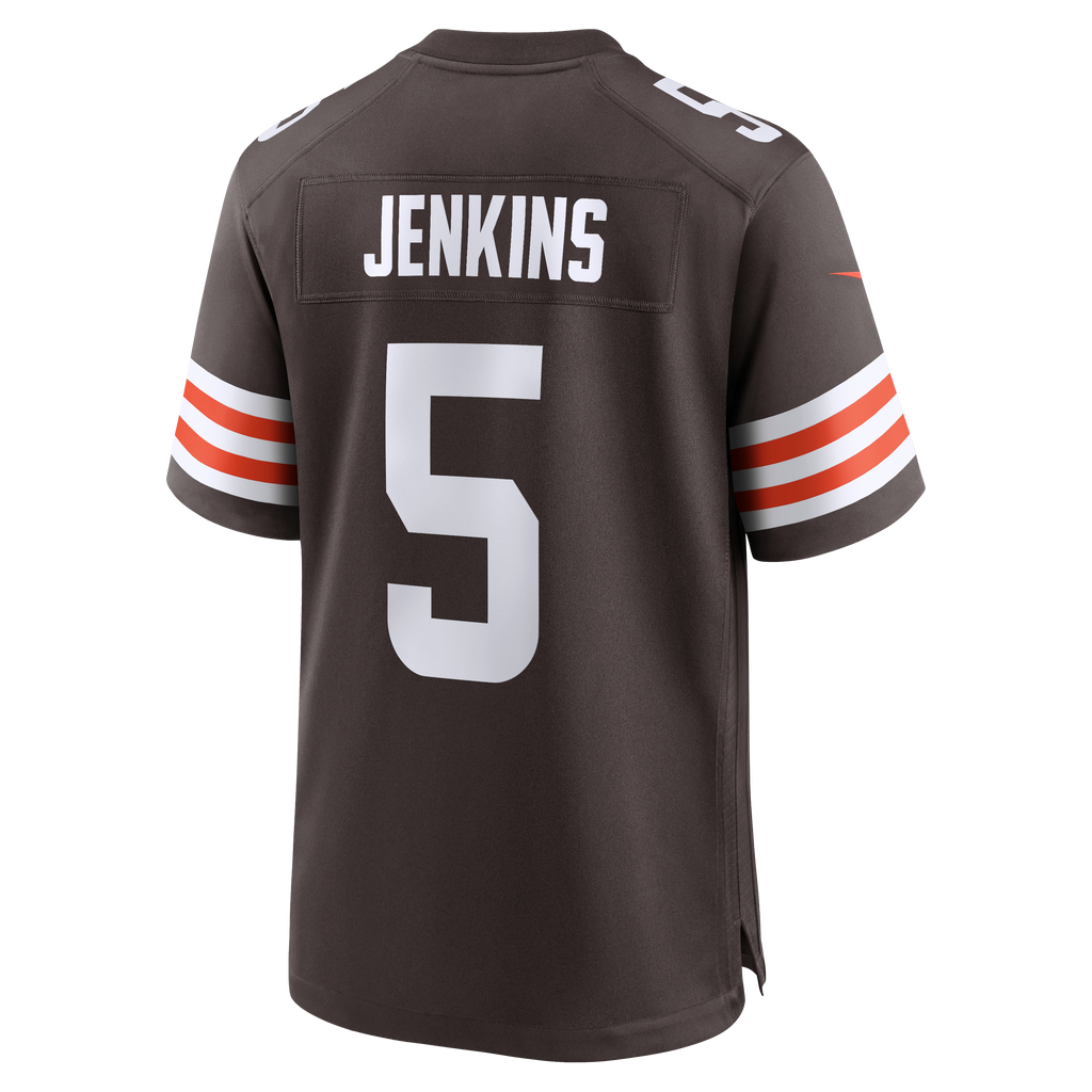 Men's Cleveland Browns Rayshawn Jenkins Nike  Brown Team Game Jersey
