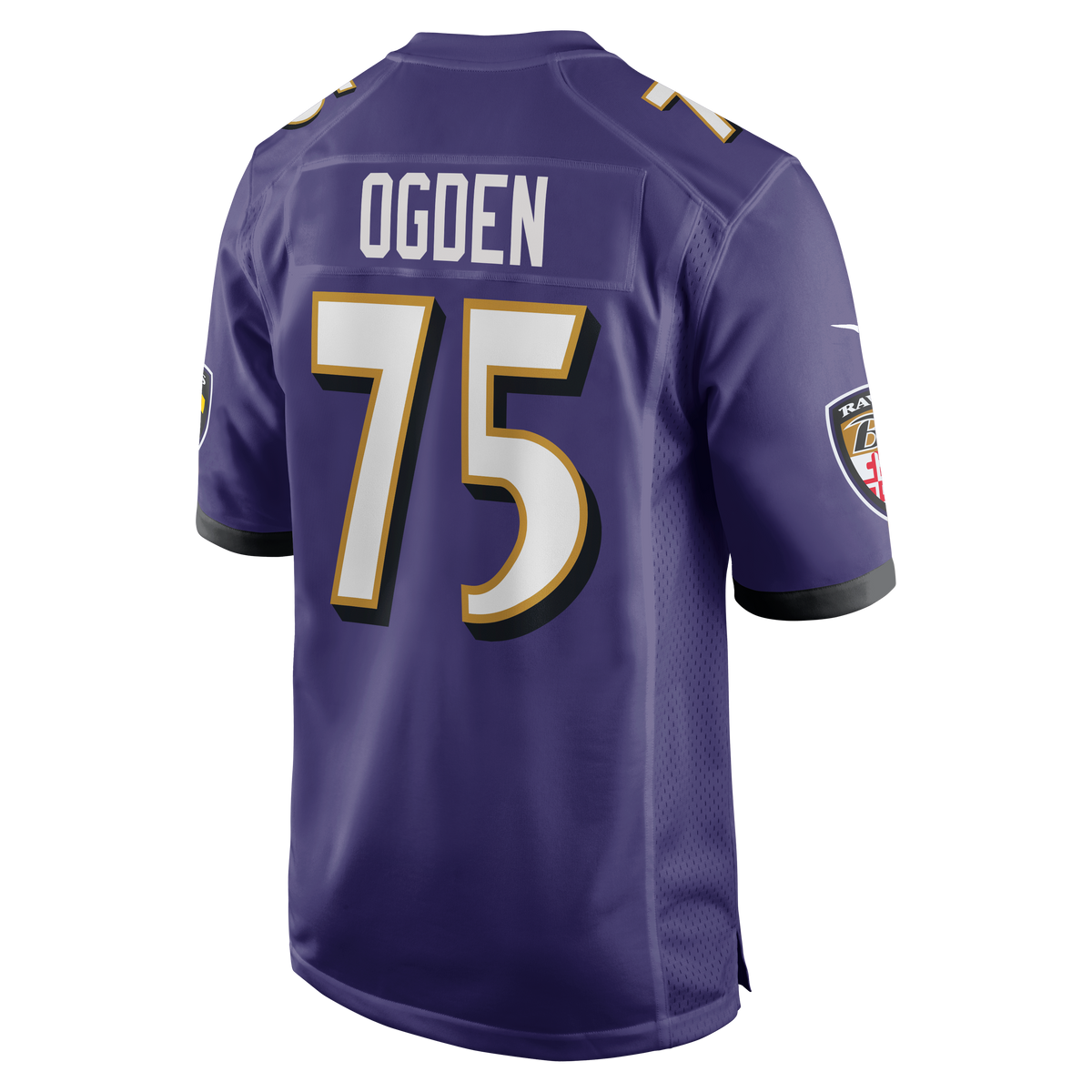 Men's Baltimore Ravens Jonathan Ogden Nike Purple Game Retired Player Jersey