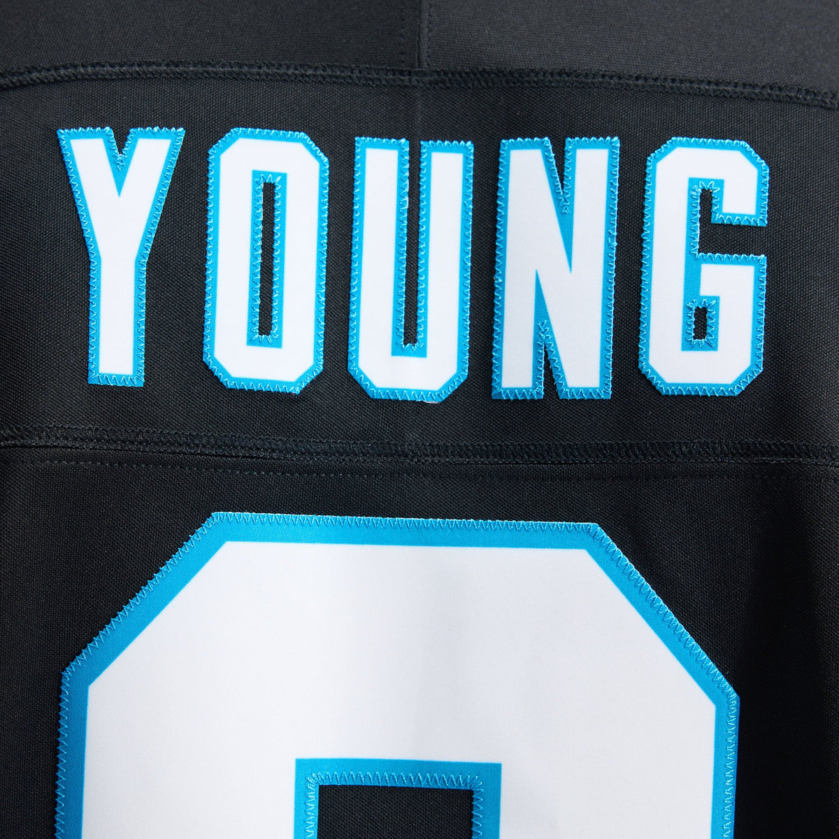 Men's Carolina Panthers Bryce Young Nike Blue Alternate Vapor F.U.S.E. Stitched Limited Jersey