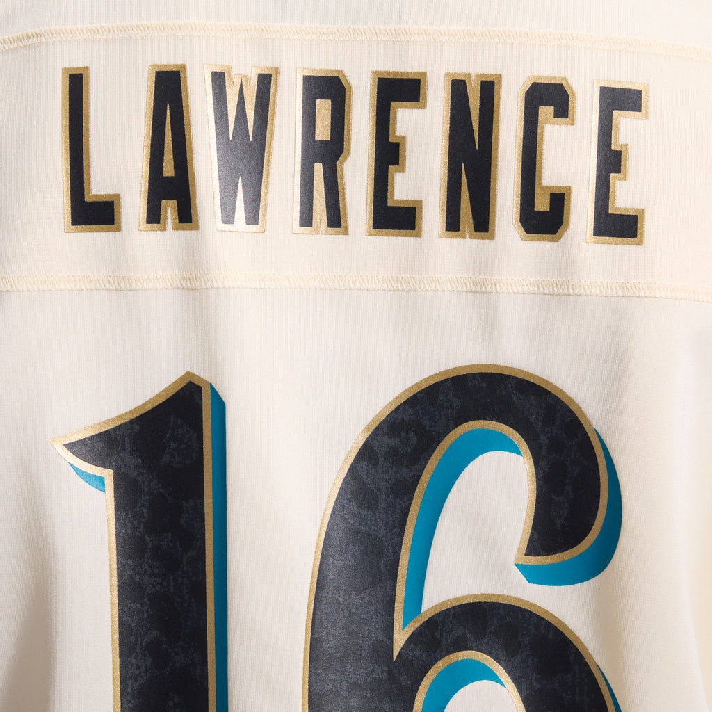 Men's Jacksonville Jaguars Trevor Lawrence Nike Natural 2026 Rivalries Collection Game Jersey