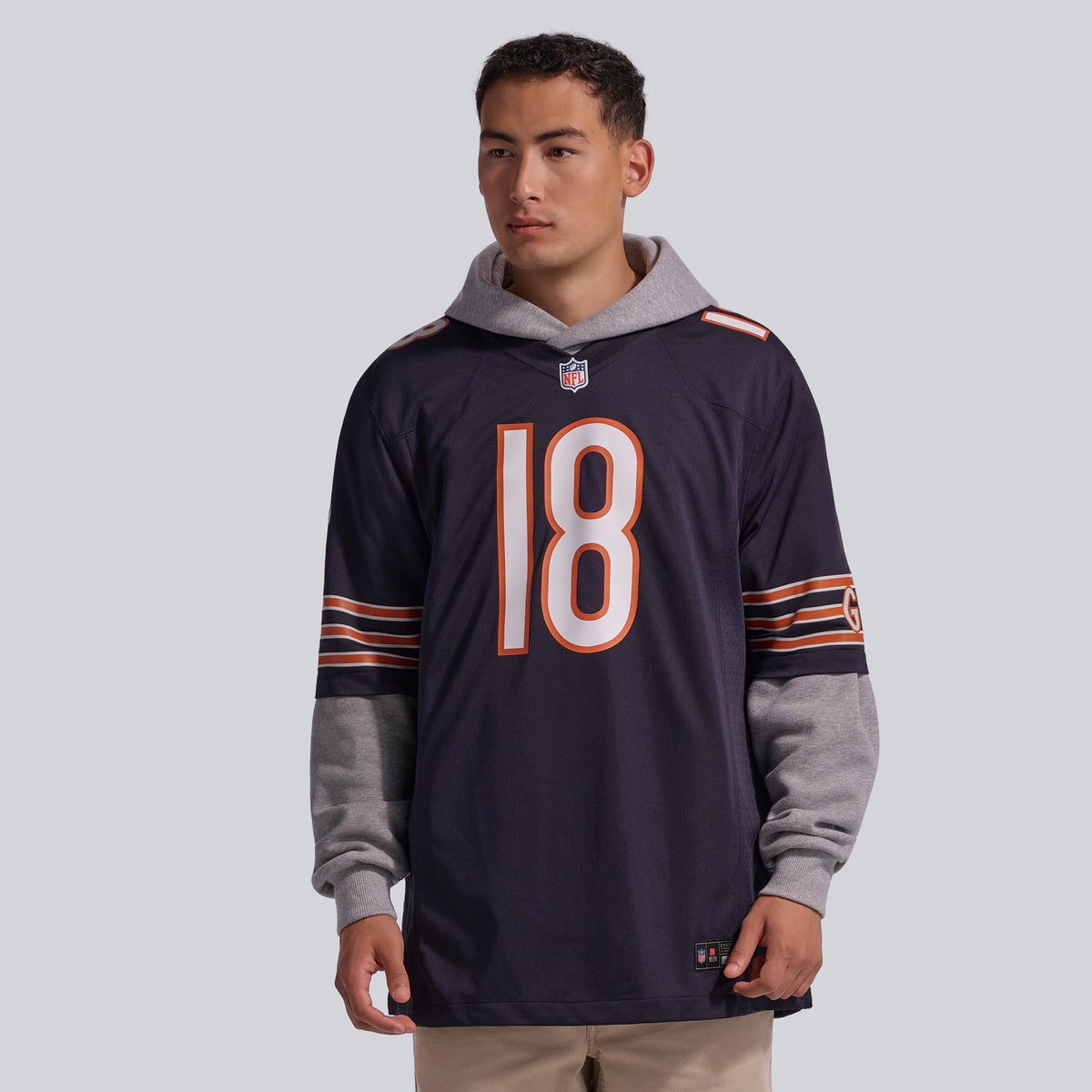 Men's Chicago Bears Caleb Williams Nike Orange Alternate  Player Game Jersey