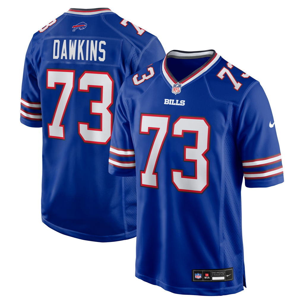 Men's Buffalo Bills Dion Dawkins Nike Royal Game Player Jersey