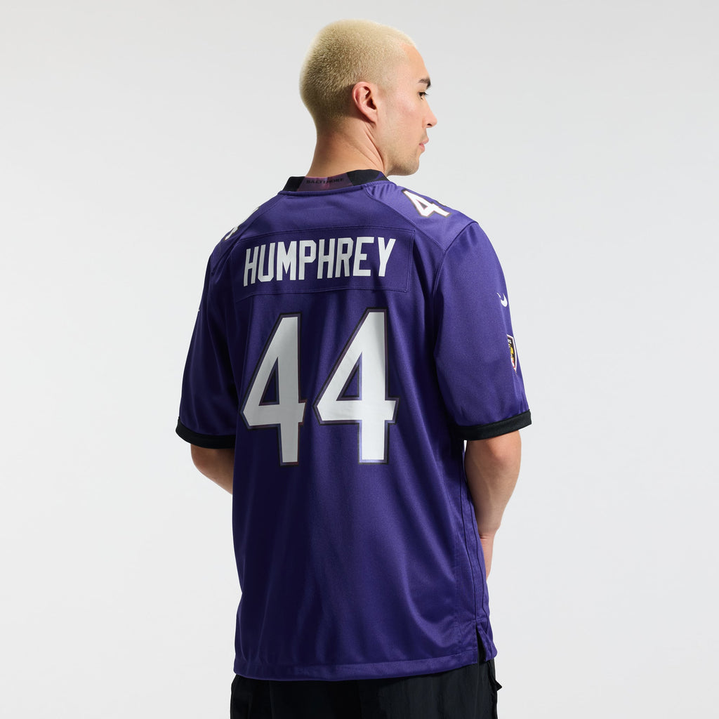 Men's Baltimore Ravens Marlon Humphrey Nike Black Alternate Game Jersey