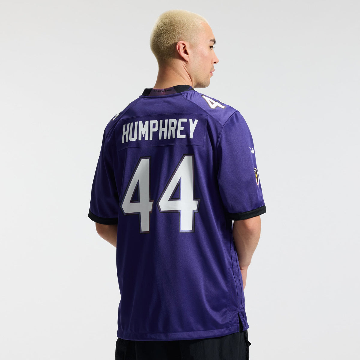 Men's Baltimore Ravens Marlon Humphrey Nike Black Alternate Game Jersey