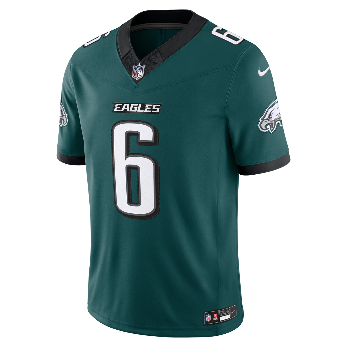 Men's Philadelphia Eagles DeVonta Smith Nike Midnight Green Team Vapor F.U.S.E. Stitched Limited Jersey