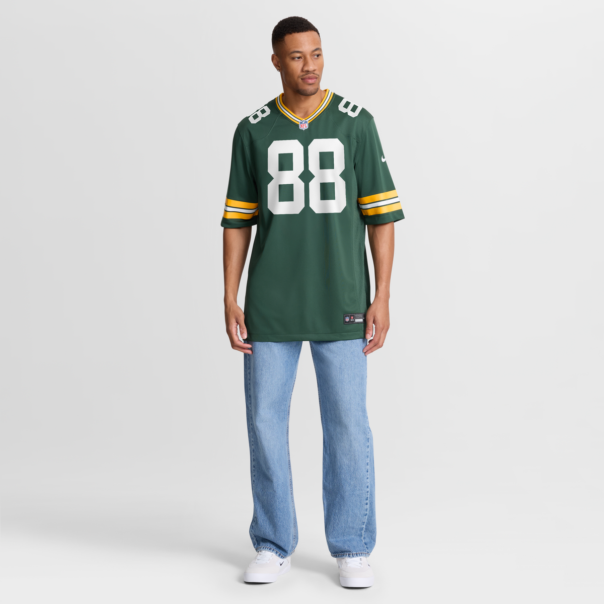 Men's Green Bay Packers Jermichael Finley Nike Green Game Retired Player Jersey