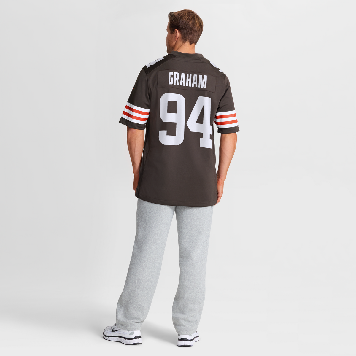 Men's Cleveland Browns Mason Graham Nike Brown Game Jersey