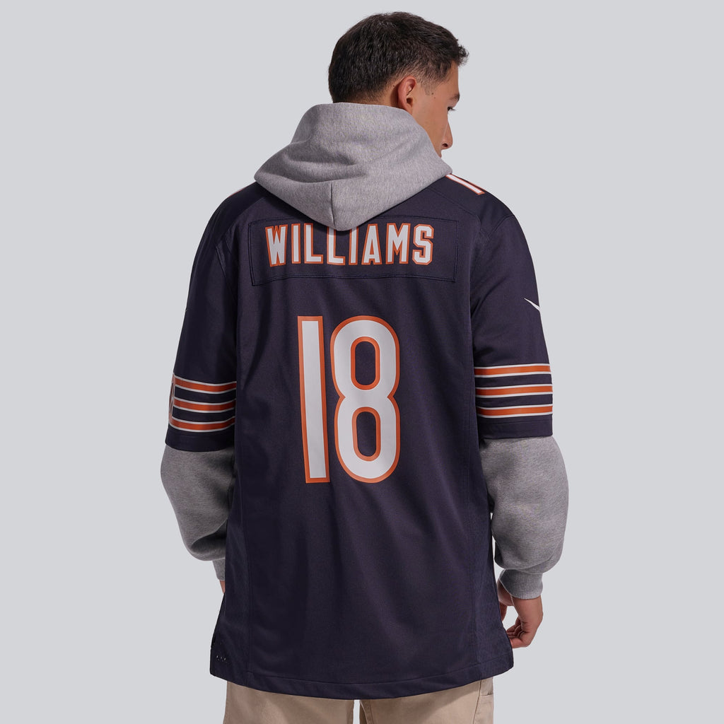 Men's Chicago Bears Caleb Williams Nike Orange Alternate  Player Game Jersey
