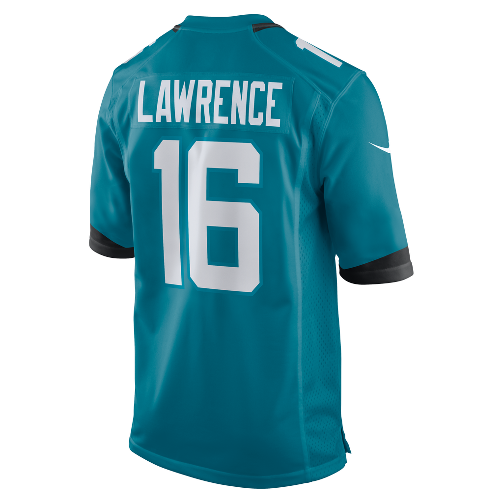 Men's Jacksonville Jaguars Trevor Lawrence Nike Teal Home Game Jersey