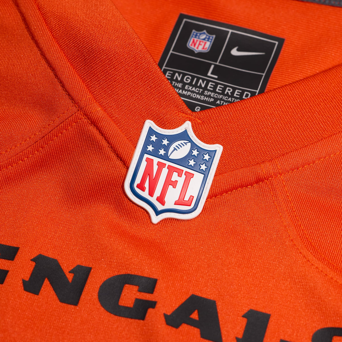 Men's Cincinnati Bengals Joe Flacco Nike  Orange Alternate Game Jersey