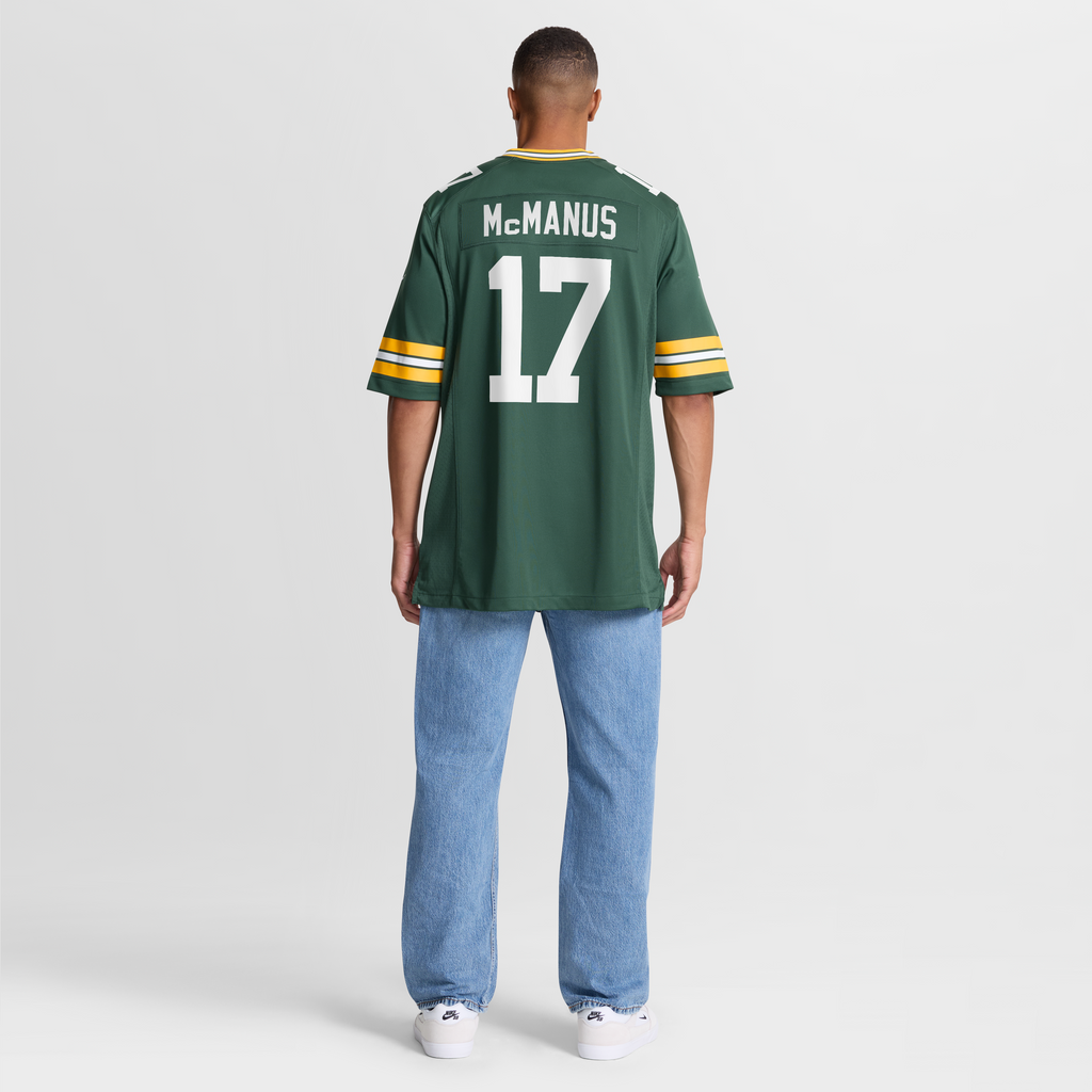 Men's Green Bay Packers Brandon McManus Nike  Green Team Game Jersey
