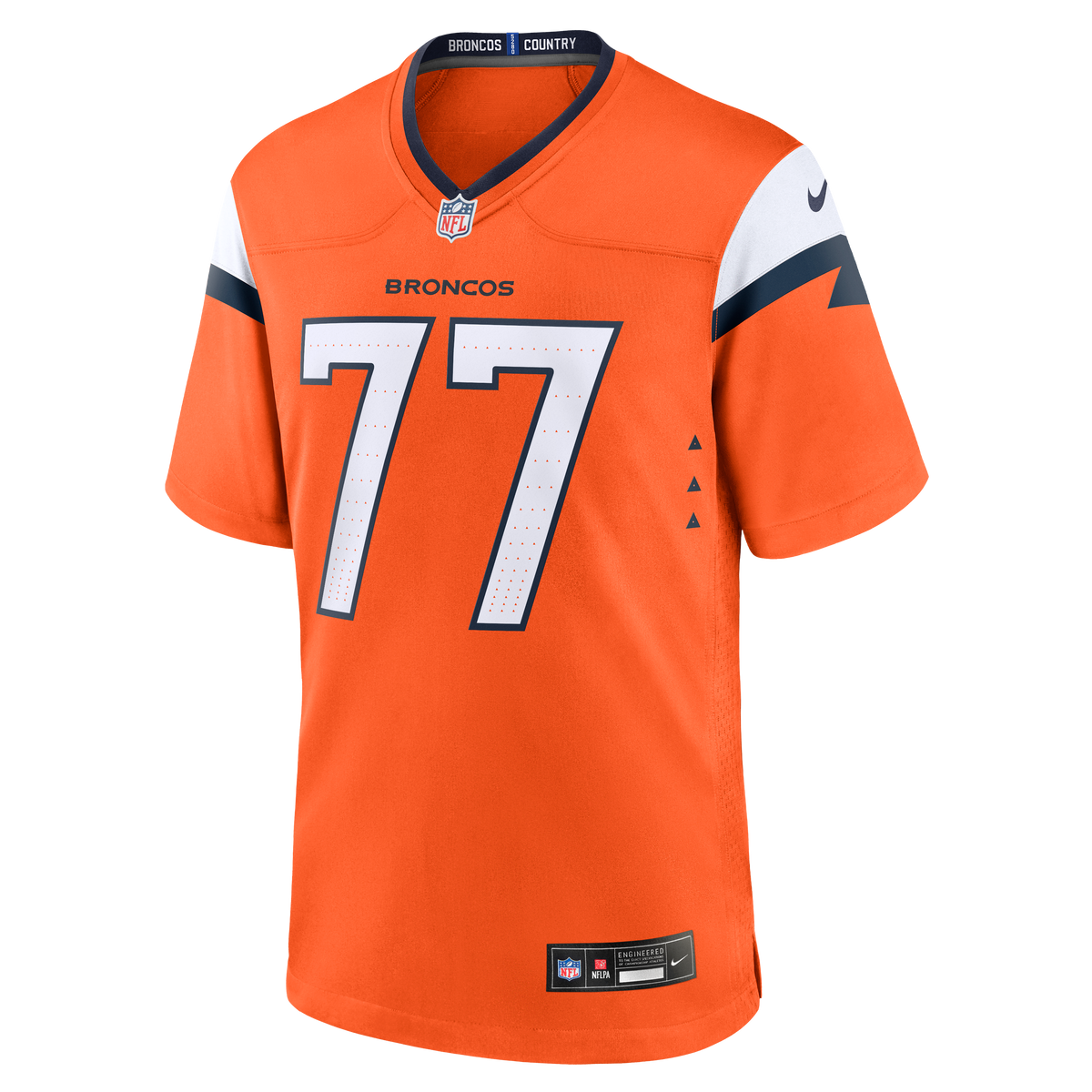 Men's Denver Broncos Quinn Meinerz Nike  Orange Team Game Jersey