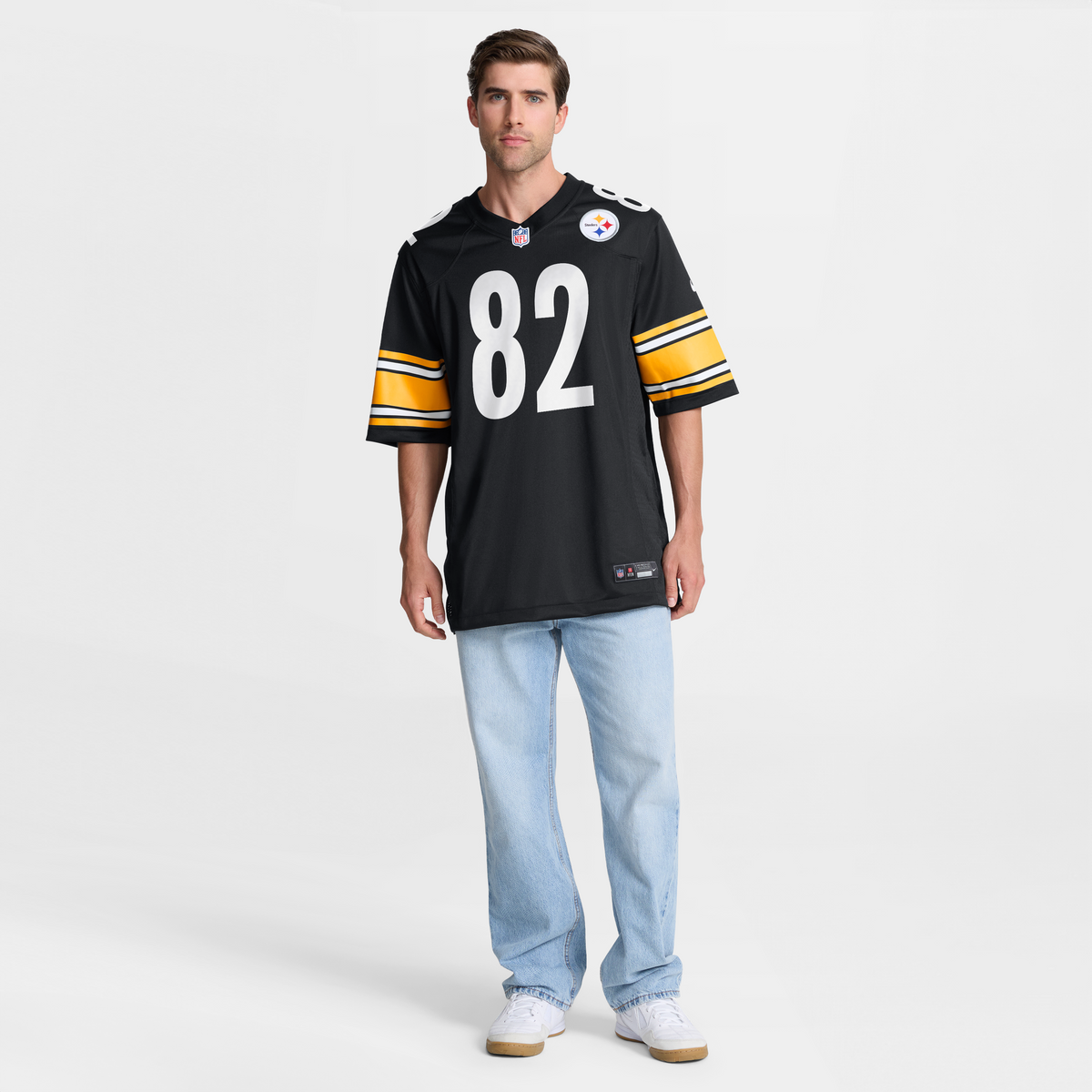 Men's Pittsburgh Steelers John Stallworth Nike Black Retired Player Jersey