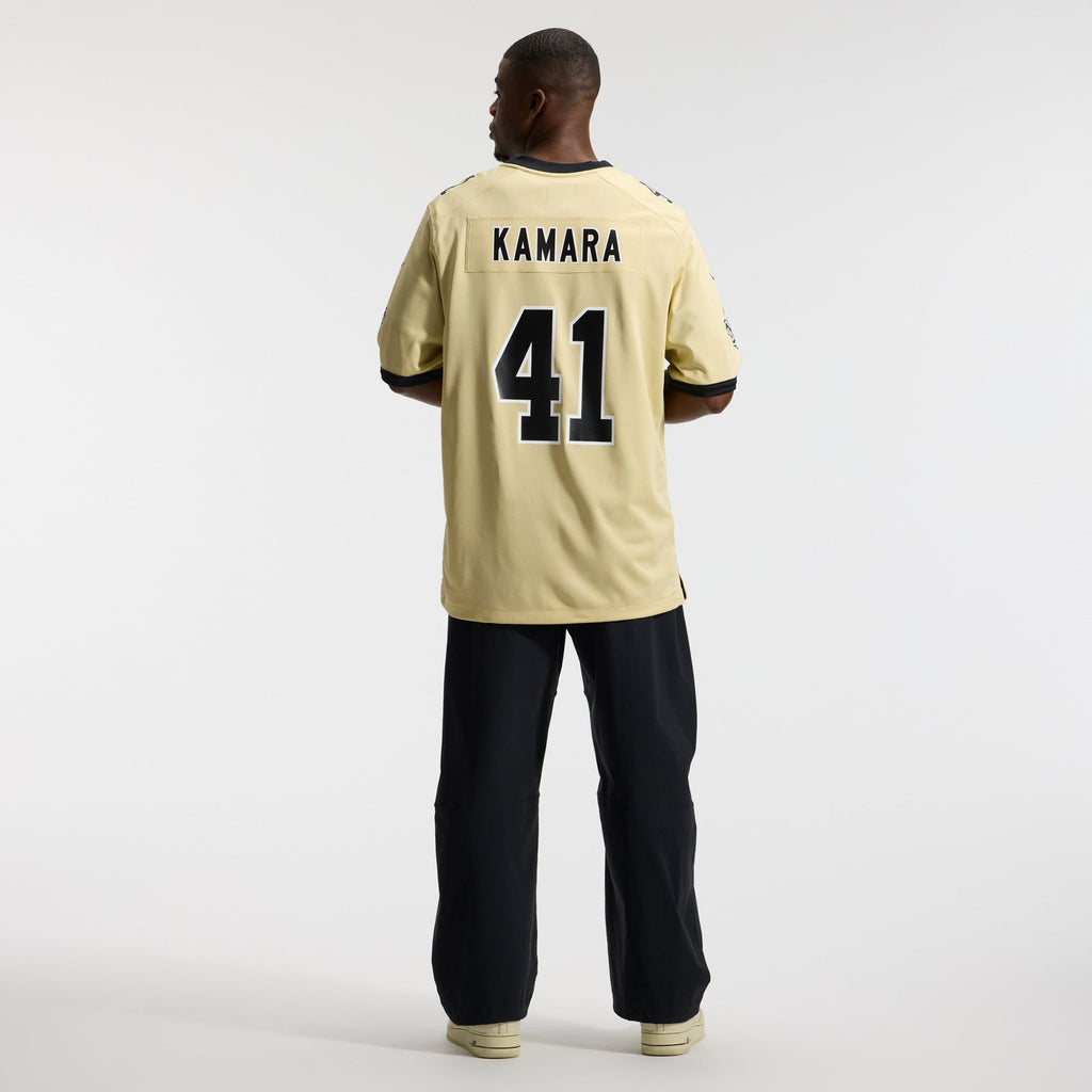 Men's New Orleans Saints Alvin Kamara Nike Gold Gameday Golds Alternate Game Player Jersey