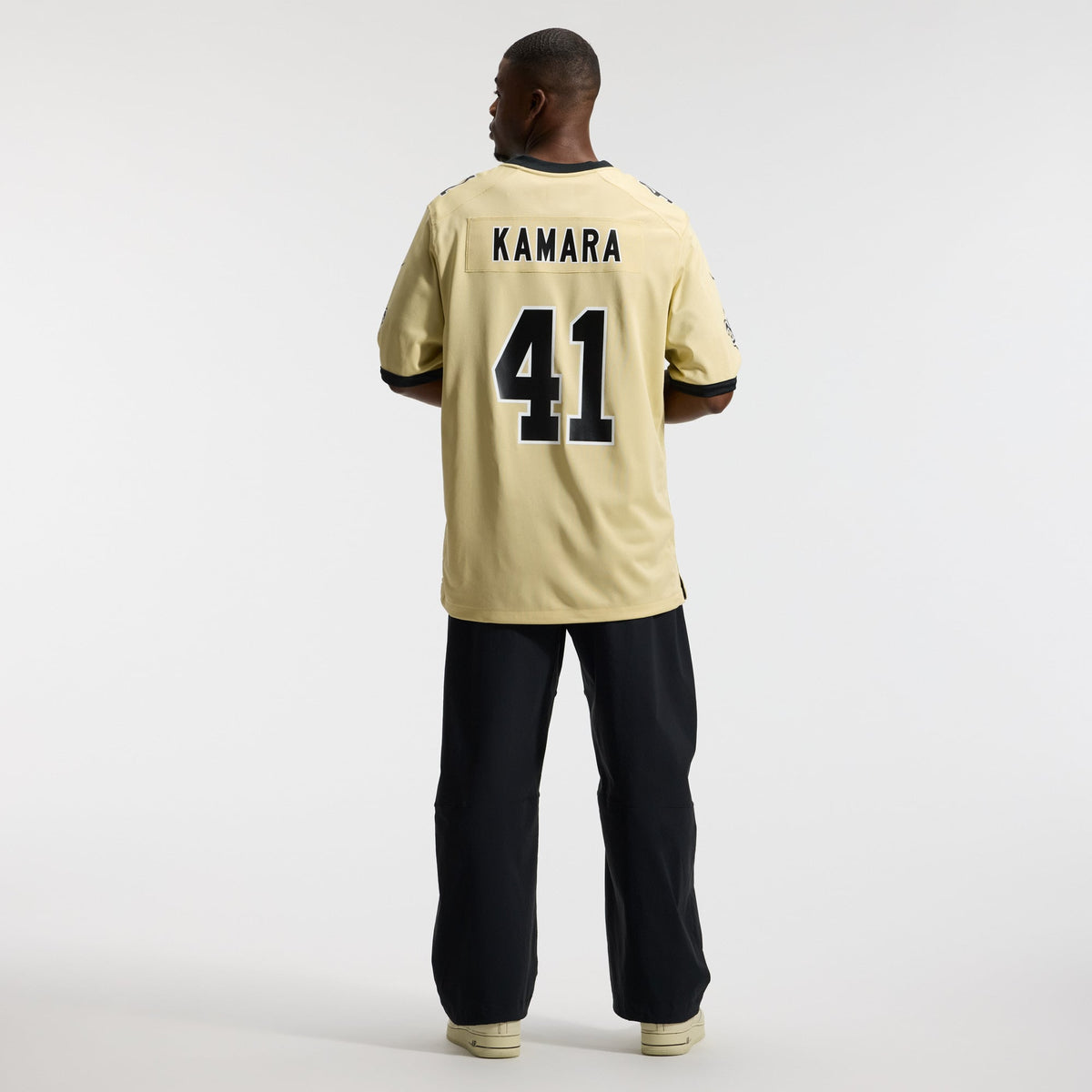 Men's New Orleans Saints Alvin Kamara Nike  White Alternate Game Jersey