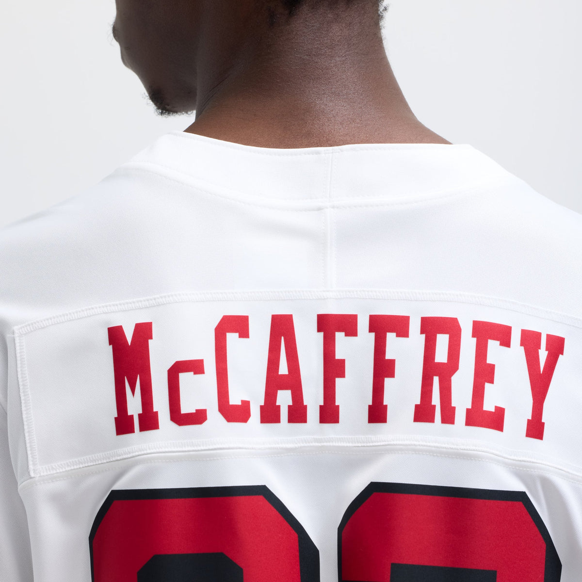 Men's San Francisco 49ers Christian McCaffrey Nike Scarlet Vapor F.U.S.E. Limited Jersey