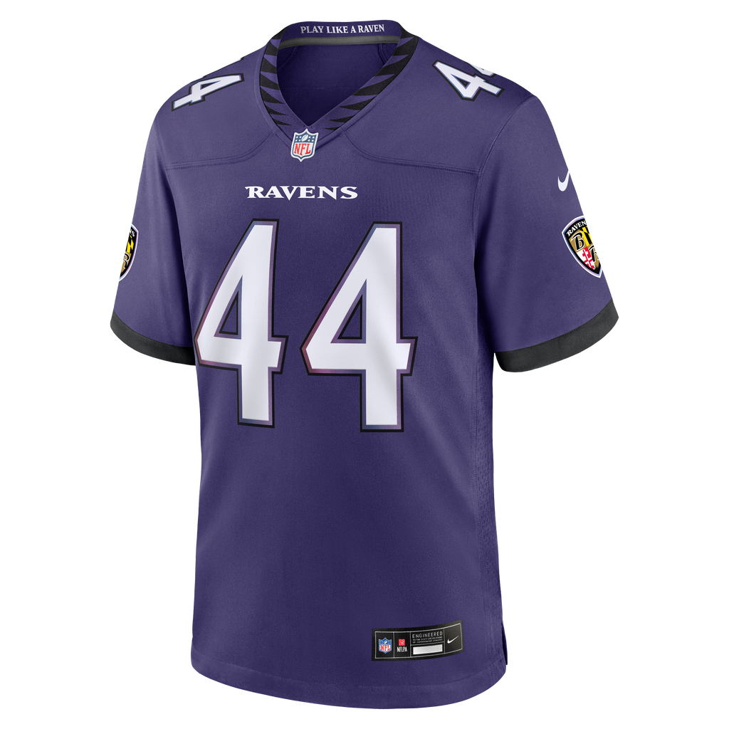 Men's Baltimore Ravens Marlon Humphrey Nike Purple Team Game Jersey