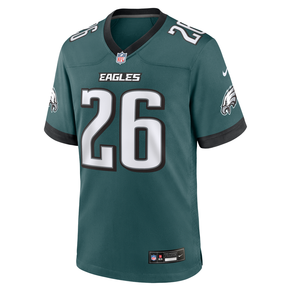 Men's Philadelphia Eagles Saquon Barkley Nike  Kelly Green Alternate Game Jersey