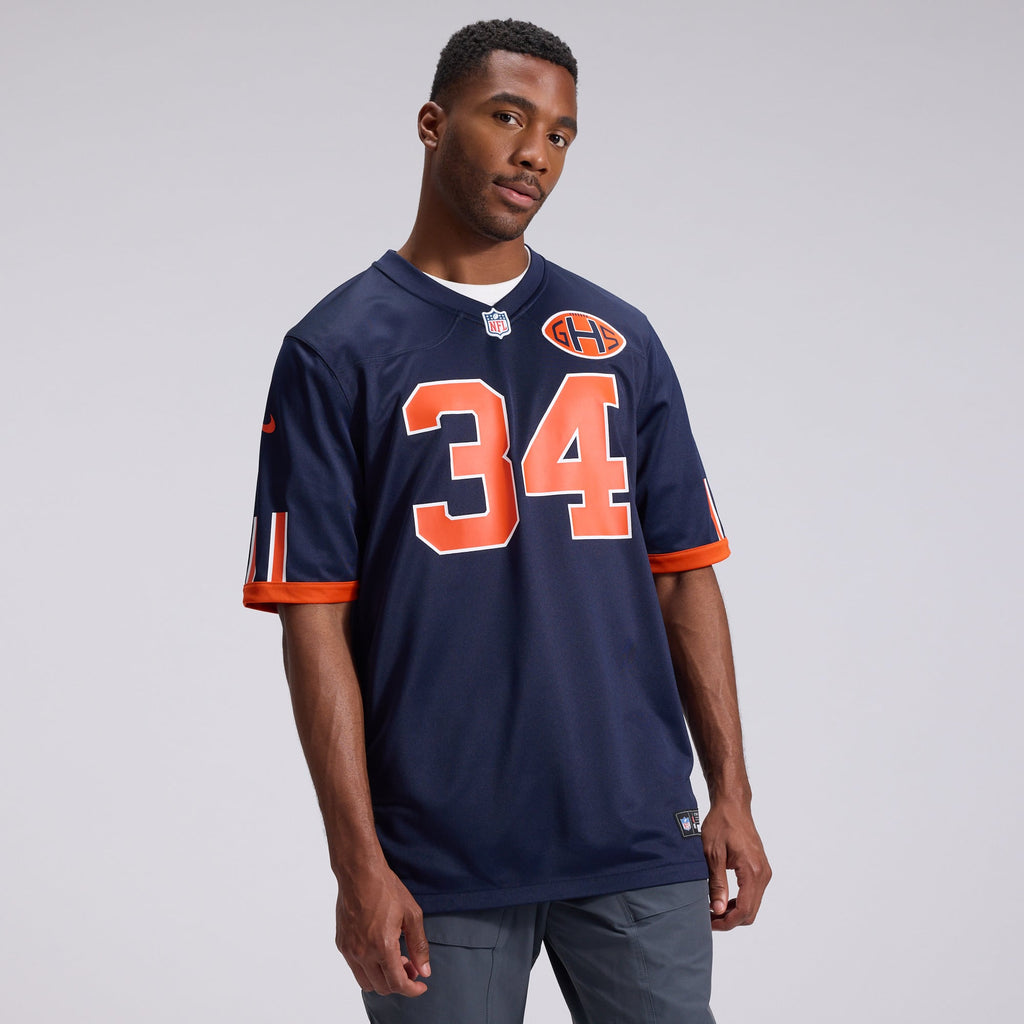 Men's Chicago Bears Walter Payton Nike Navy 2026 Rivalries Collection Game Jersey