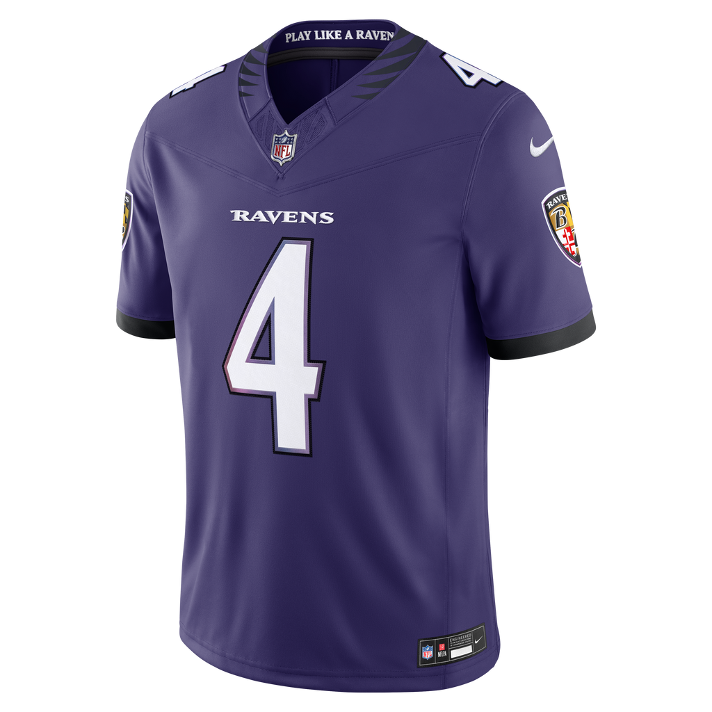 Men's Baltimore Ravens Zay Flowers Nike Black Alternate Alternate Vapor F.U.S.E. Stitched Limited Jersey