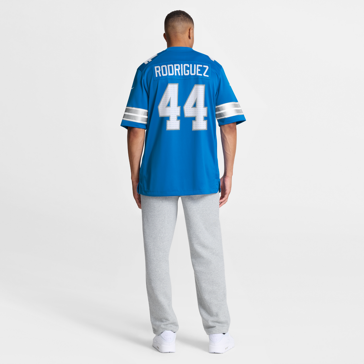 Men's Detroit Lions Malcolm Rodriguez Nike Black 2nd Alternate Game Jersey