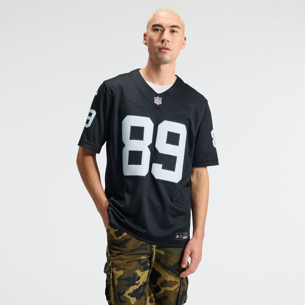 Men's Las Vegas Raiders Brock Bowers Nike White Vapor F.U.S.E. Stitched Limited Jersey