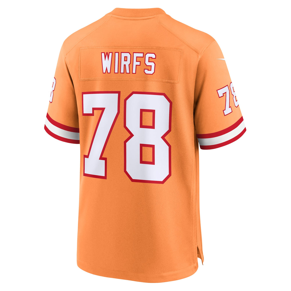 Men's Tampa Bay Buccaneers Tristan Wirfs Nike Red Player Game Jersey