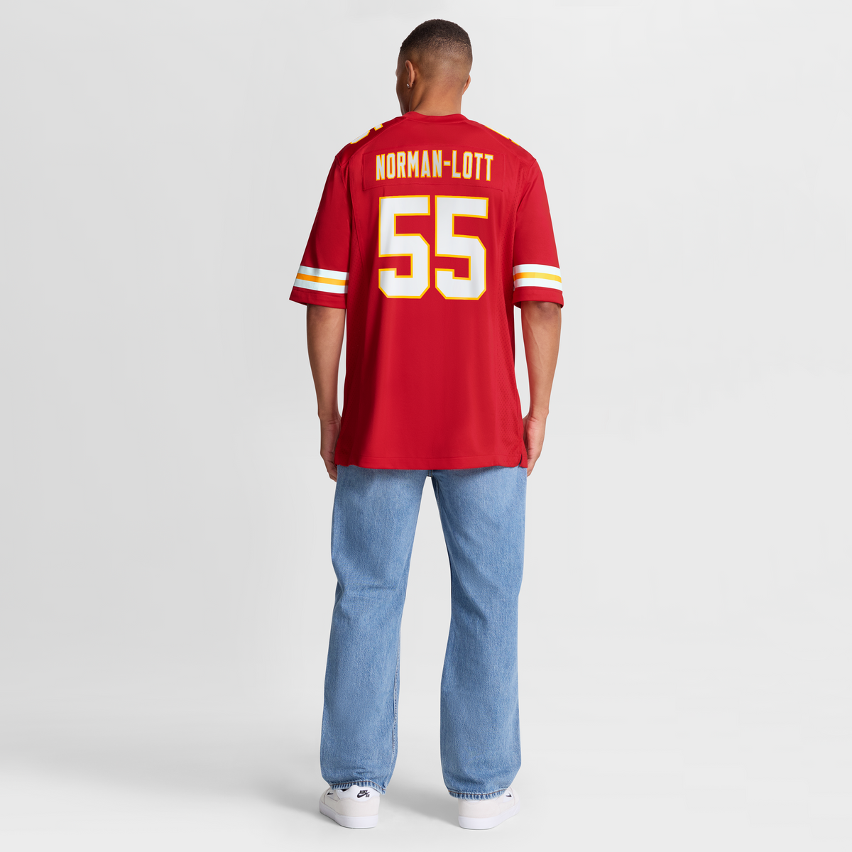 Men's Kansas City Chiefs Omarr Norman-Lott Nike  Red Team Game Jersey