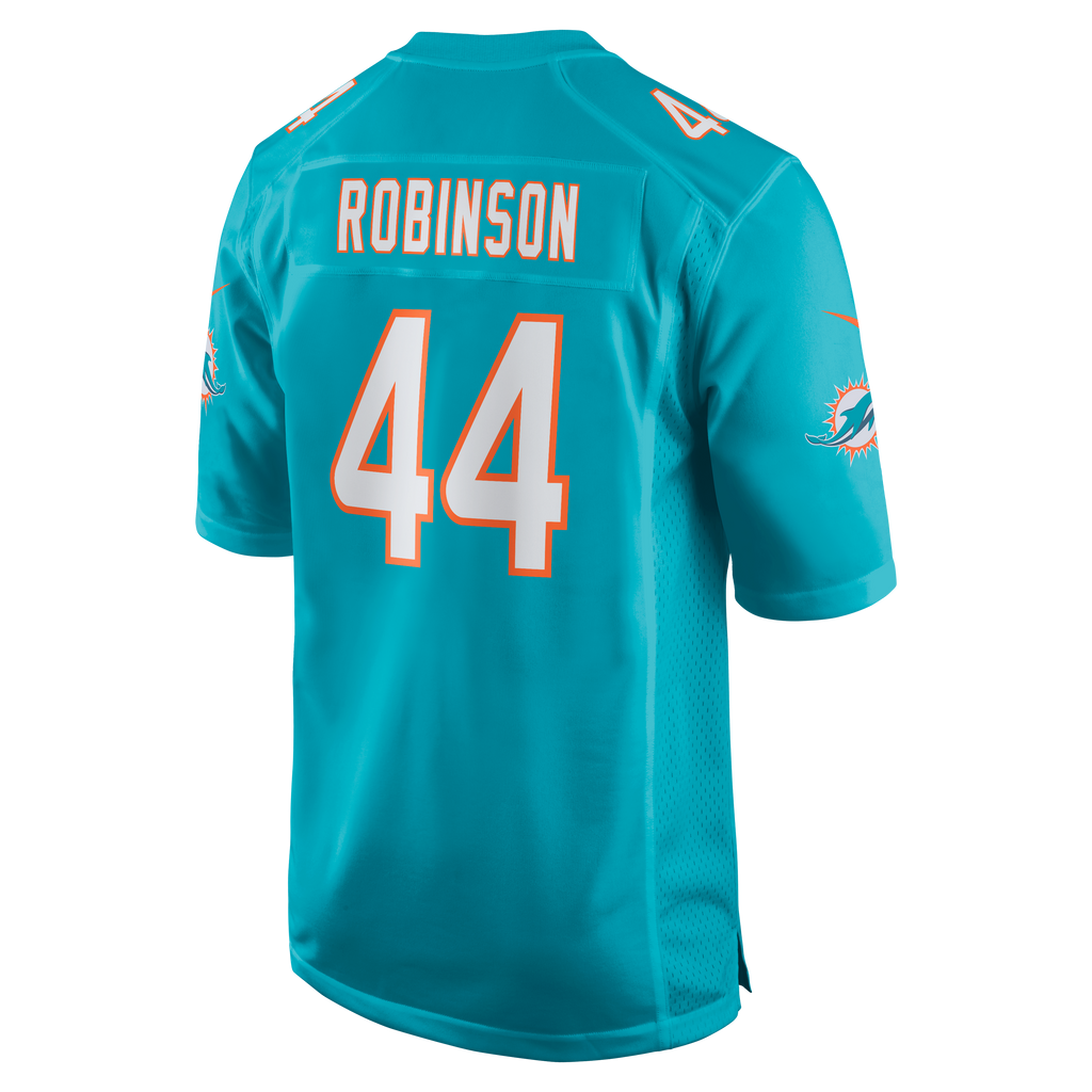 Men's Miami Dolphins Chop Robinson Nike Aqua  Player Game Jersey
