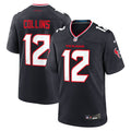 Men's Houston Texans Nico Collins Nike Navy Game Jersey